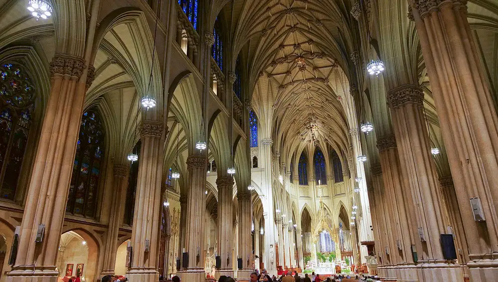 Interior de la Catedral de San Patricio de Nueva York