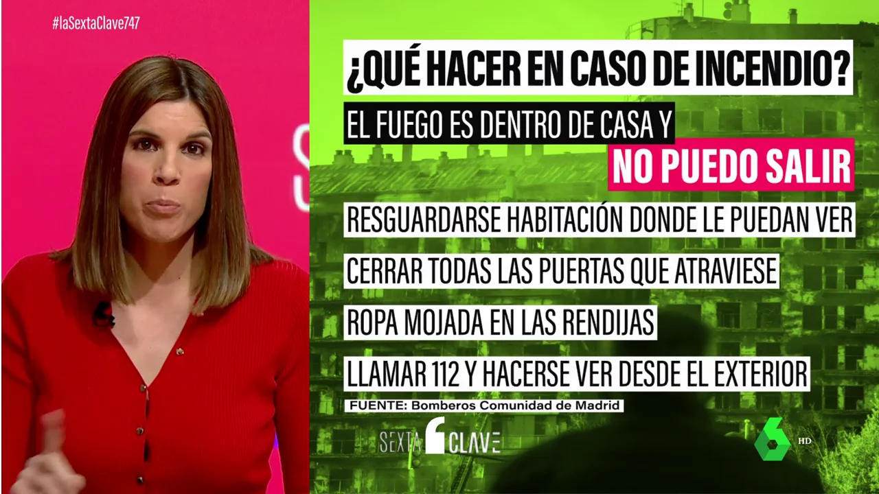 ¿Qué hacer en caso de incendio? Estas son las estrategias de los expertos para salir con vida