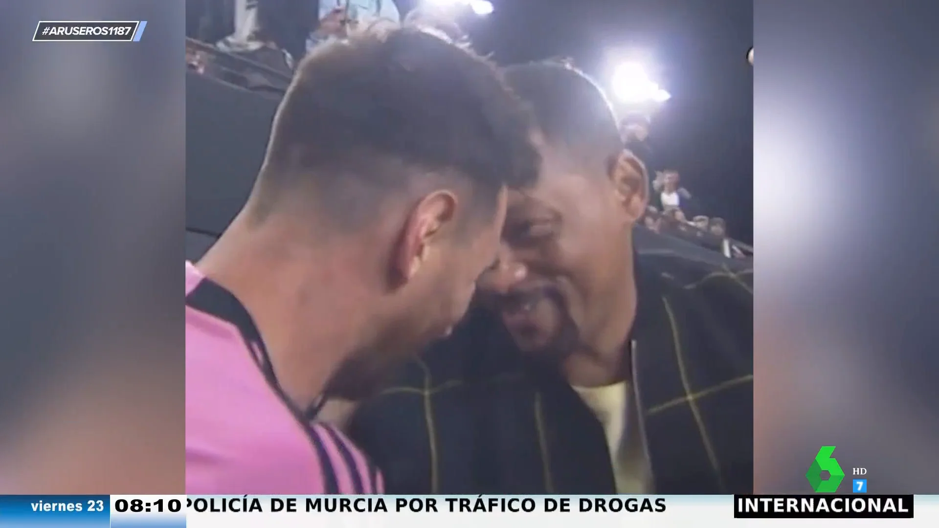 Leo Messi y Will Smith protagonizan el encuentro más viral en Miami