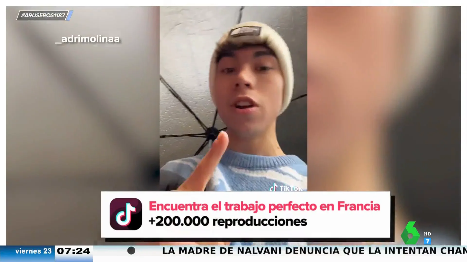 Un joven encuentra el trabajo más deseado