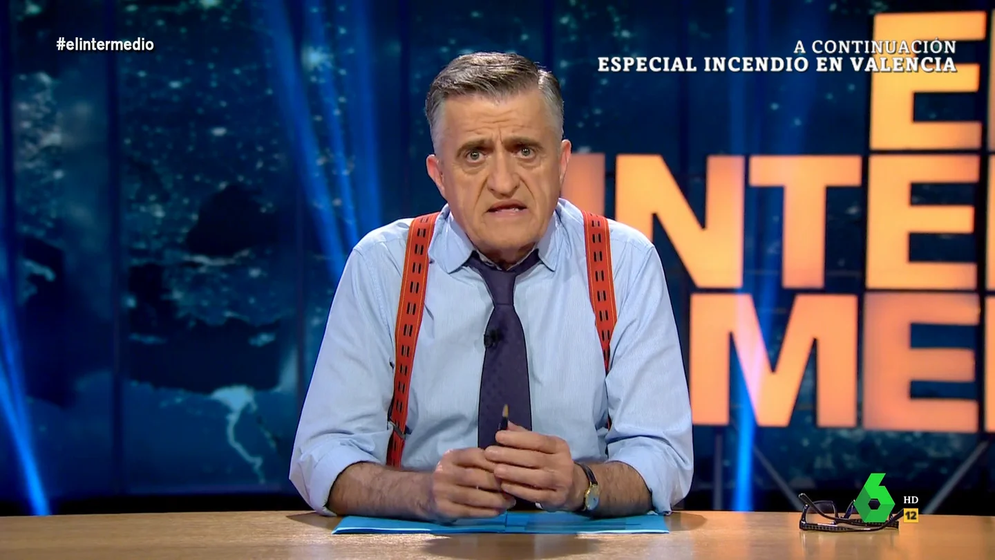 Wyoming, sobre la pandemia: "A Koldo García le enriqueció con las mascarillas y a Ábalos le ha dejado la manía de lavarse las manos" Wyoming, sobre la pandemia: "A Koldo García le enriqueció con las mascarillas y a Ábalos le ha dejado la manía de lavarse las manos"