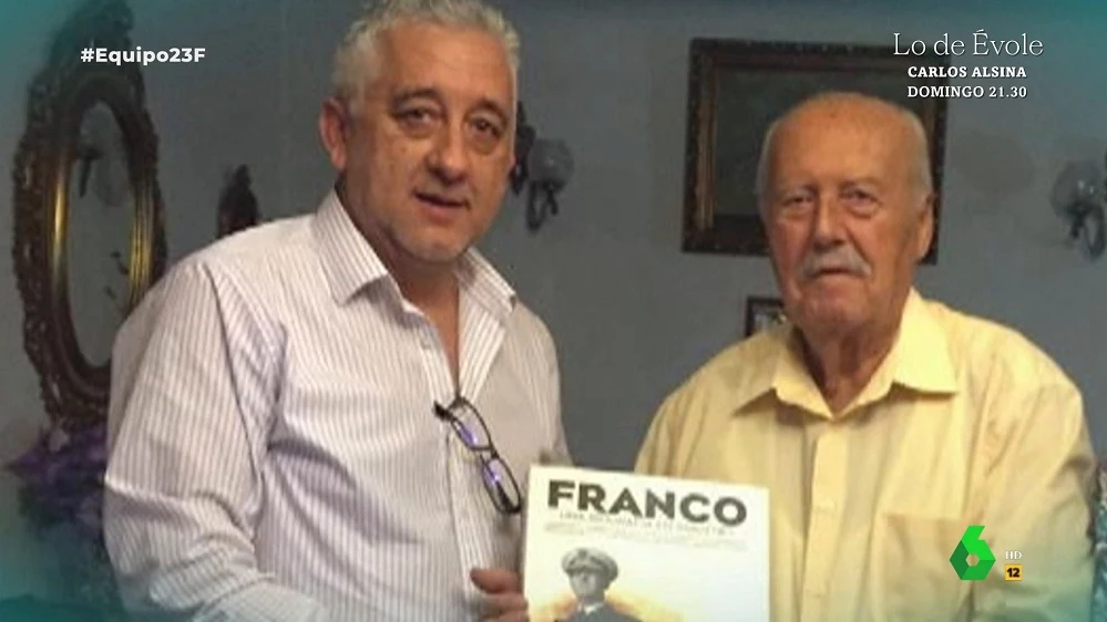 Antonio Tejero y su amigo Álvaro Romero