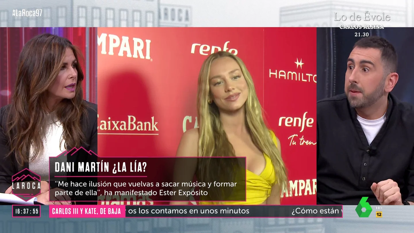 Nuria Roca, sobre la canción de Dani Martín dedicada a Ester Expósito: "Como estrategia comercial ha dado en el clavo" Nuria Roca, sobre la canción de Dani Martín dedicada a Ester Expósito: "Como estrategia comercial ha dado en el clavo"