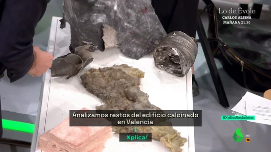 Analizamos restos del edificio calcinado en Valencia Analizamos restos del edificio calcinado en Valencia