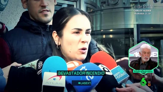 Así se enteró una mujer al salir de la ducha de que su edificio de Valencia estaba ardiendo Así se enteró una mujer al salir de la ducha de que su edificio de Valencia estaba ardiendo