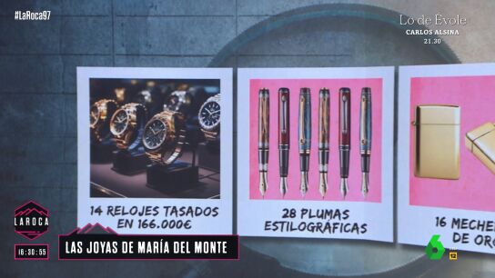 Relojes, carteras de lujo o joyas por valor de 100.000 euros: as&iacute; es el bot&iacute;n del robo en casa de Mar&iacute;a del Monte