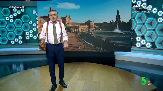 Wyoming, al alcalde de Sevilla sobre cobrar la entrada a la Plaza de España: "El espacio público es de todos los ciudadanos" Wyoming, al alcalde de Sevilla sobre cobrar la entrada a la Plaza de España: "El espacio público es de todos los ciudadanos"