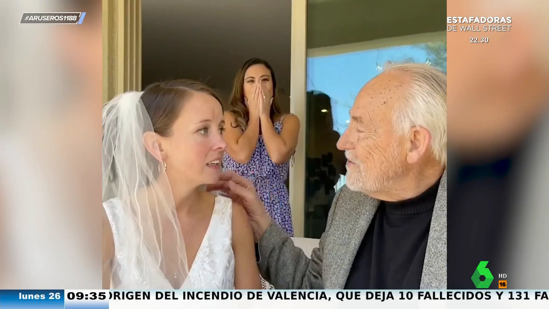 Un hombre con alzhéimer recuerda a su hija, por primera vez en mucho tiempo, en el día de su boda