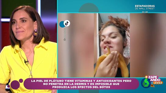 &iquest;Tiene beneficios para la piel frotarse una c&aacute;scara de pl&aacute;tano por la cara? Boticaria Garc&iacute;a aclara este truco viral