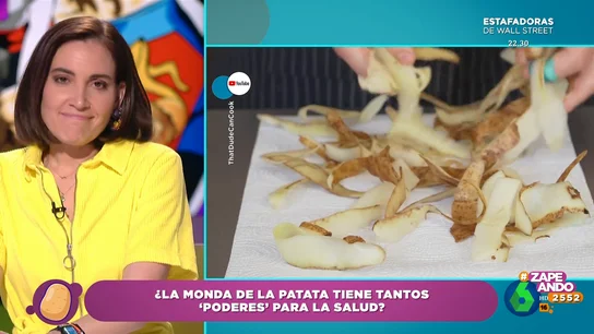 Boticaria García expone los verdaderos beneficios de la piel de patata Boticaria García expone los verdaderos beneficios de la piel de patata