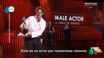 La divertida confesión de Pedro Pascal al recoger su premio a mejor actor en los SAG Awards