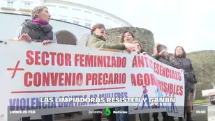 Las limpiadoras de Lugo ganan la batalla y consiguen una subida salarial del 18% hasta 2026