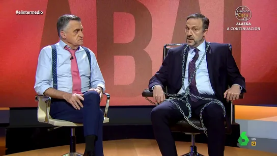 'José Luis Ábalos' se encadena al plató de El Intermedio Raúl Pérez imita a José Luis Ábalos en este vídeo donde desvela cuándo 'descubrió' que el PSOE no le respaldaría en el 'caso Koldo García': "Llamaron al grupo de WhatsApp del partido 'Aquí sobra alguien, puto Ábalos'", explica.