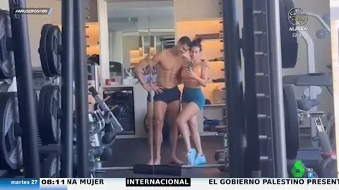 Cristiano Ronaldo alucina a Tatiana Arús con su foto viral con Georgina Rodríguez en el gimnasio: "¿Este señor va en calzoncillos?"