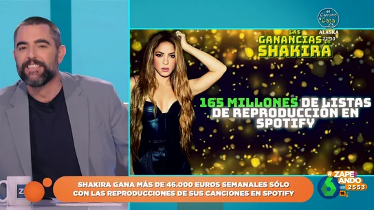 Dani Mateo, al saber el patrimonio de Shakira: “Para ella, la multa de Hacienda es lo que para ti una multa de aparcamiento” Dani Mateo, al saber el patrimonio de Shakira: “Para ella, la multa de Hacienda es lo que para ti una multa de aparcamiento”