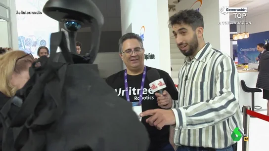 Isma Juárez 'huye' de un robot en el Mobile World Congress: "Con el robot de Ilia Topuria no quiero coincidir más" Isma Juárez 'huye' de un robot en el Mobile World Congress: "Con el robot de Ilia Topuria no quiero coincidir más"