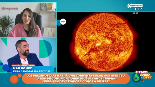 La reacción de Dani Mateo a la parte positiva de las tormentas solares: "Como consuelo es pobre, tengo que decir" La reacción de Dani Mateo a la parte positiva de las tormentas solares: "Como consuelo es pobre, tengo que decir"
