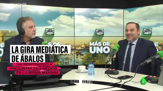 La gira mediática de Ábalos para desligarse del 'caso Koldo': seis medios de comunicación en un solo día La gira mediática de Ábalos para desligarse del 'caso Koldo': seis medios de comunicación en un solo día