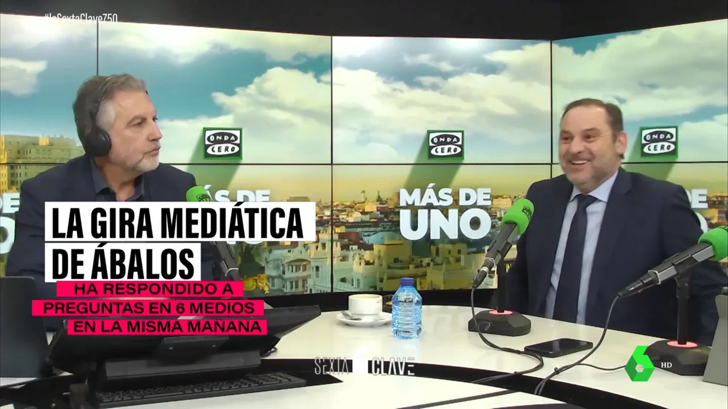 La gira mediática de Ábalos para desligarse del 'caso Koldo': seis medios de comunicación en un solo día La gira mediática de Ábalos para desligarse del 'caso Koldo': seis medios de comunicación en un solo día