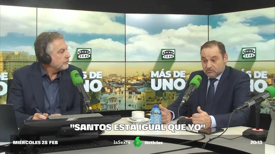 La insinuación de Ábalos sobre Santos Cerdán: "No actúa de motu propio, para él está siendo muy duro" La insinuación de Ábalos sobre Santos Cerdán: "No actúa de motu propio, para él está siendo muy duro"