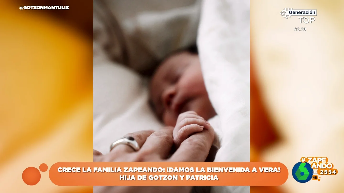 Dani Mateo felicita a Gotzon Mantuliz por el nacimiento de su hija Vera: "En Zapeando estamos muy contentos" Dani Mateo felicita a Gotzon Mantuliz por el nacimiento de su hija Vera: "En Zapeando estamos muy contentos"