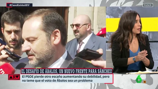 Pilar Velasco, sobre el discurso de Ábalos: "Lo que hizo fue no asumir su responsabilidad" Pilar Velasco, sobre el discurso de Ábalos: "Lo que hizo fue no asumir su responsabilidad"