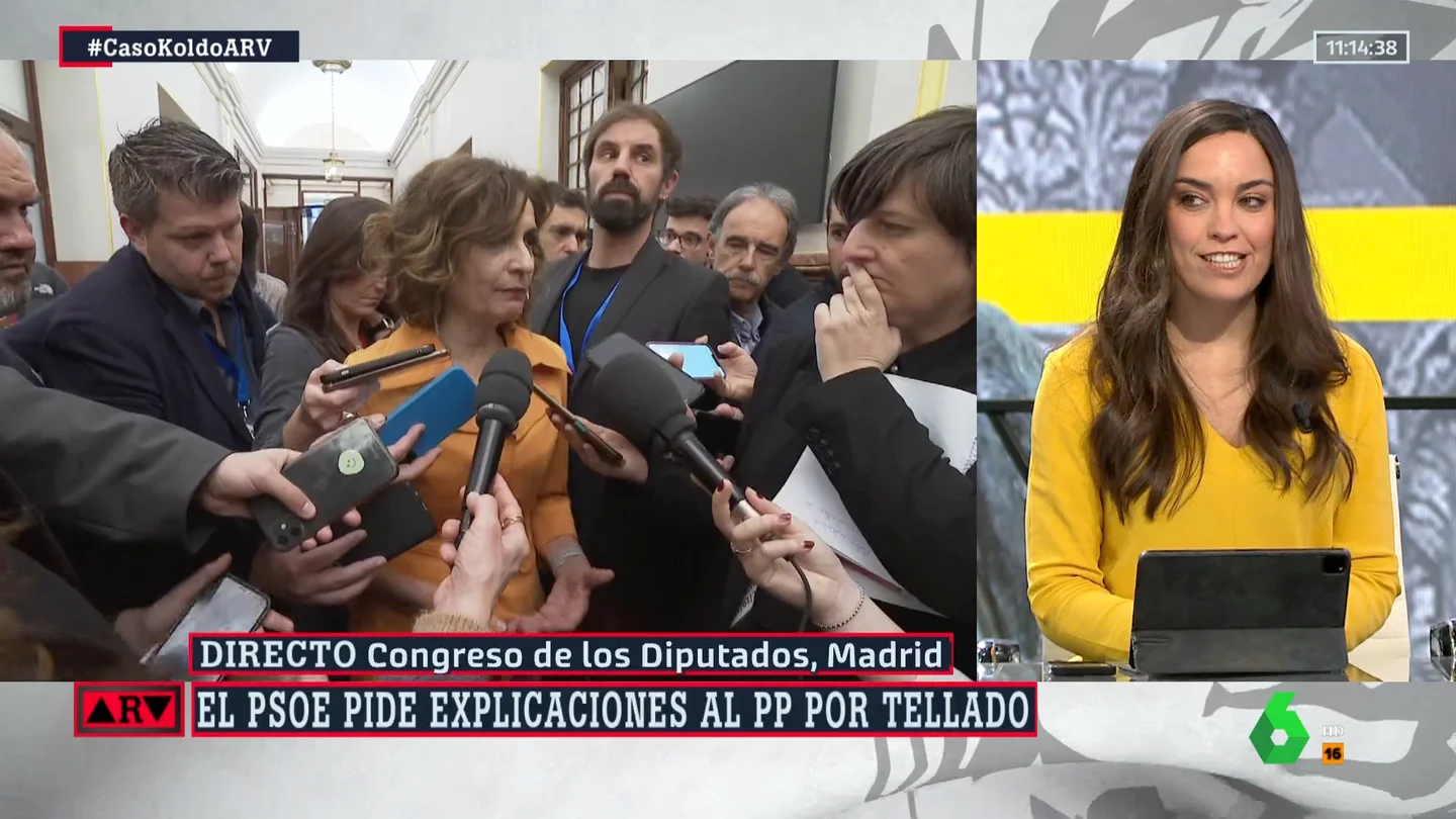 La crítica de Marta García Aller a María Jesús Montero: "Es bochornoso cuando los partidos entran en la espiral del 'y tú más'" La crítica de Marta García Aller a María Jesús Montero: "Es bochornoso cuando los partidos entran en la espiral del 'y tú más'"