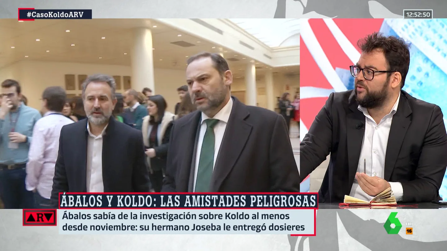 La rotunda afirmación de Monrosi tras salir a la luz nuevos datos sobre el 'caso Koldo': "José Luis Ábalos ha mentido" La rotunda afirmación de Monrosi tras salir a la luz nuevos datos sobre el 'caso Koldo': "José Luis Ábalos ha mentido"