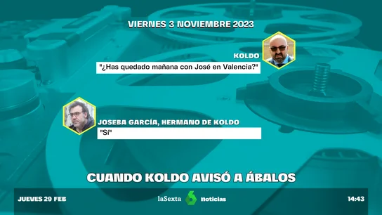 Cuando Koldo avisó a Ábalos Cuando Koldo avisó a Ábalos