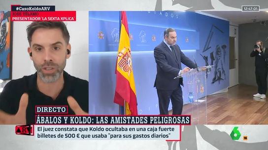 La reacción de Ábalos tras conocer que el juez le señala como intermediario de la trama Koldo: "Está sorprendido" La reacción de Ábalos tras conocer que el juez le señala como intermediario de la trama Koldo: "Está sorprendido"
