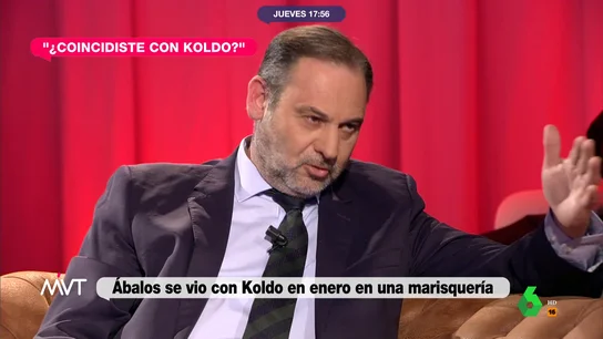 Ábalos reconoce que coincidió con Koldo García en un restaurante el 10 de enero: "No recuerdo hablar de nada sustancial" Ábalos reconoce que coincidió con Koldo García en un restaurante el 10 de enero: "No recuerdo hablar de nada sustancial"
