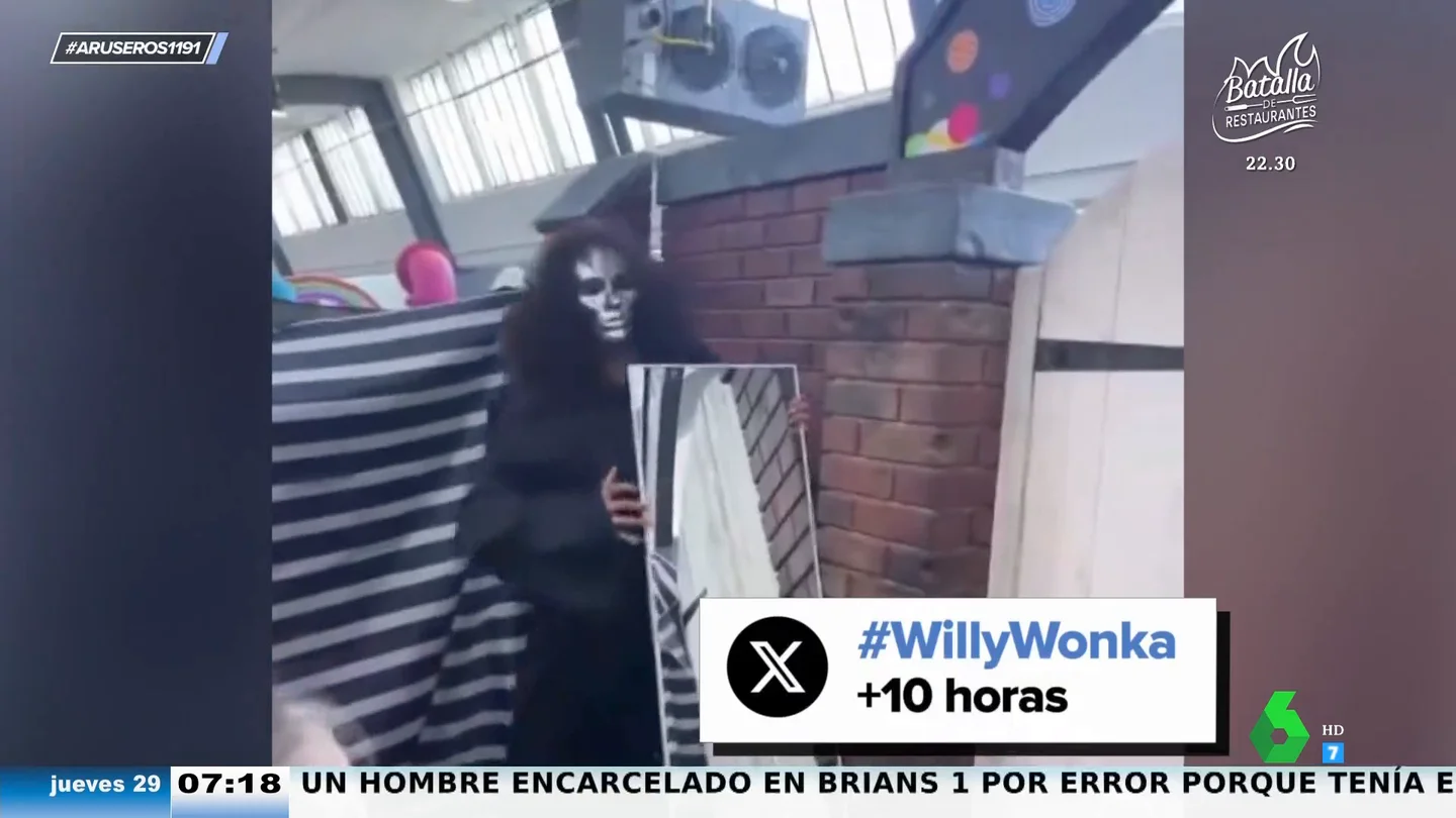 La terrible experiencia inmersiva de Willy Wonka en Glasgow de la que los niños salen llorando y los padres, llamando a la policía La terrible experiencia inmersiva de Willy Wonka en Glasgow de la que los niños salen llorando y los padres, llamando a la policía