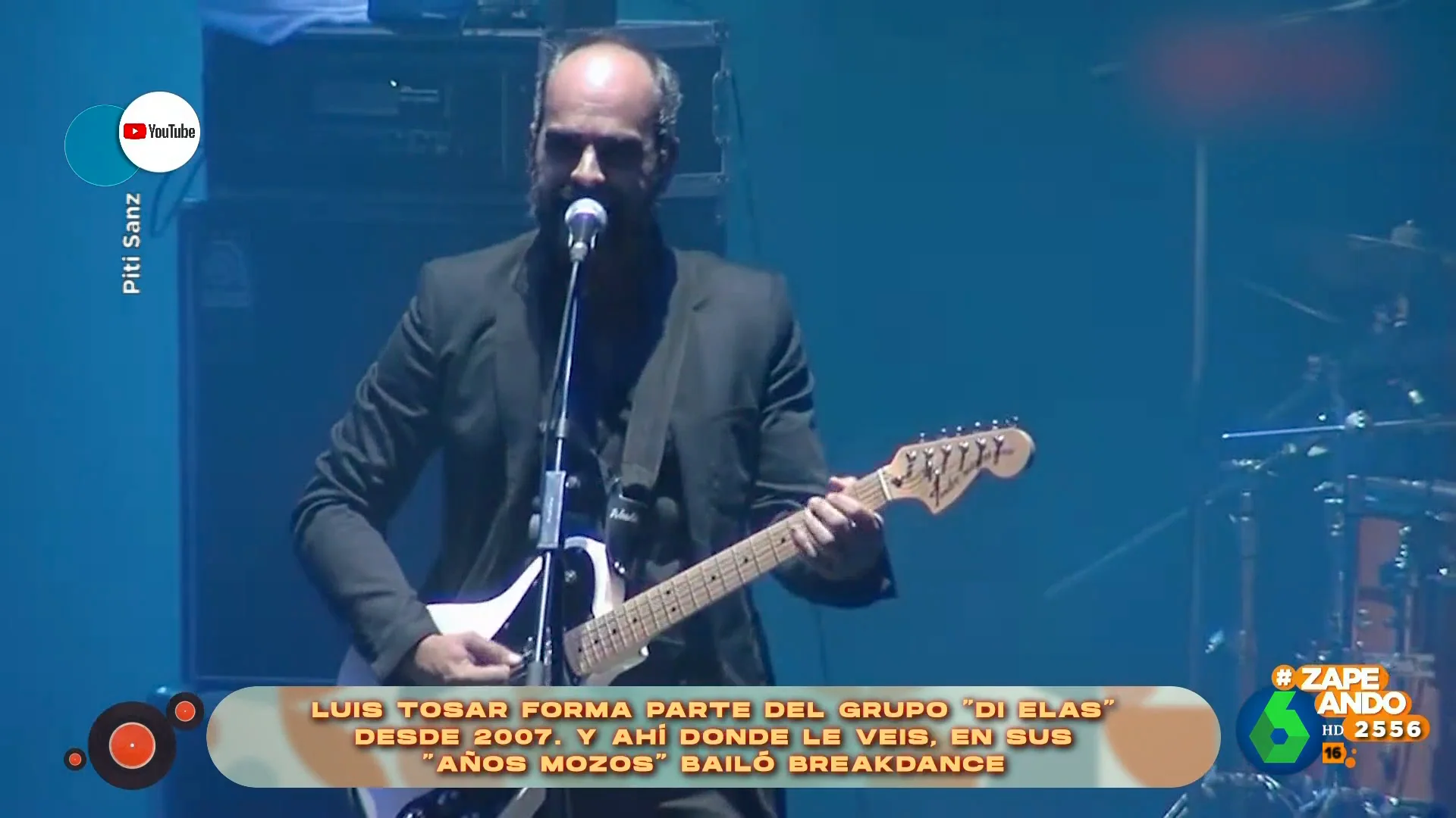 Además de actor, Luis Tosar es cantante y tiene un grupo de música: "Lo hace muy bien, lo dejaría ahí en el escenario"