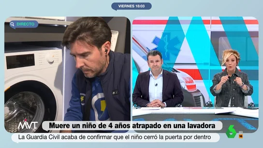 El experto Manuel Amate explica cuánto oxigeno hay dentro de una lavadora: "Es mínimo, en 10 minutos nos dormiríamos" El experto Manuel Amate explica cuánto oxigeno hay dentro de una lavadora: "Es mínimo, en 10 minutos nos dormiríamos"