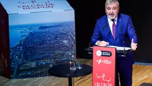 El alcalde de Barcelona, Jaume Collboni, en un acto