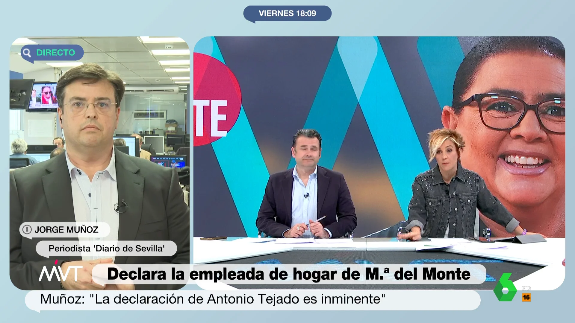 Jorge Muñoz desvela cómo vive Antonio Tejado en la cárcel por el robo a María del Monte