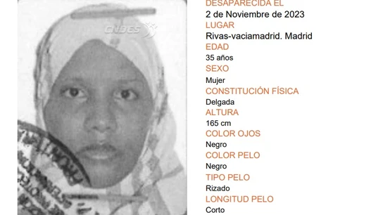 Mujer desaparecida en Rivas Vaciamadrid Mujer desaparecida en Rivas Vaciamadrid