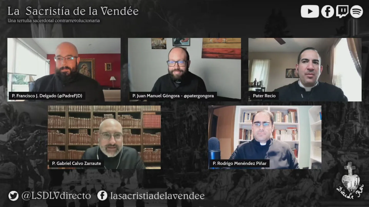Tertulia de unos sacerdotes de 'La Sacristía de la Vendée' Tertulia de unos sacerdotes de 'La Sacristía de la Vendée'