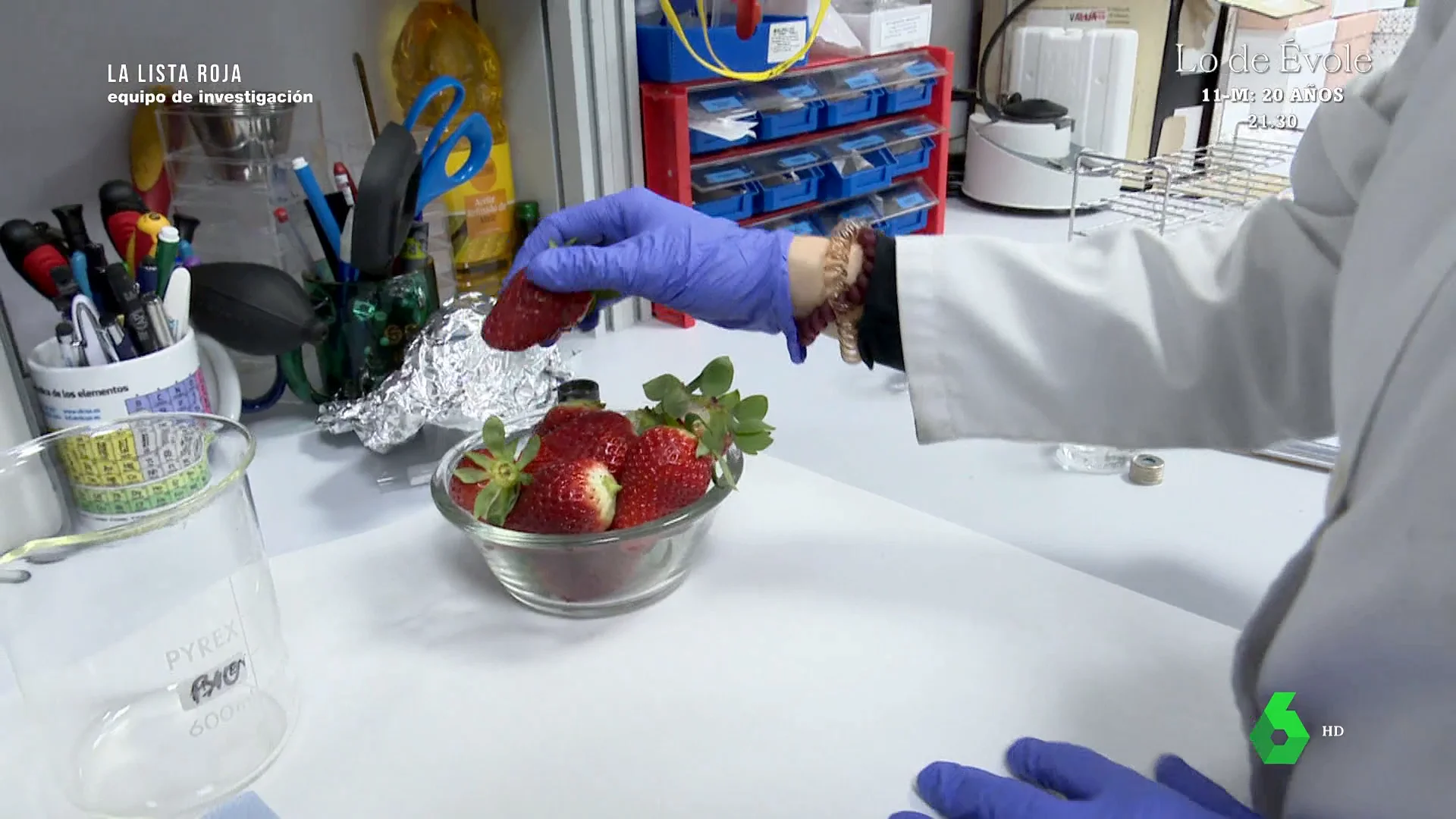 EQUIPO: el impactante resultado al analizar unas fresas