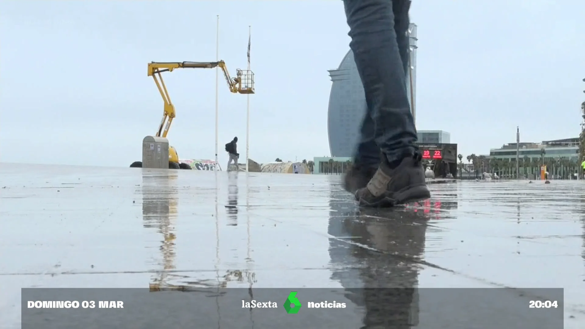 Lluvia en Barcelona