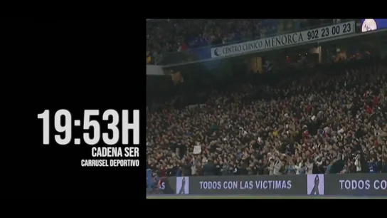 Aficionados en el Bernabéu tras el 11M Aficionados en el Bernabéu tras el 11M