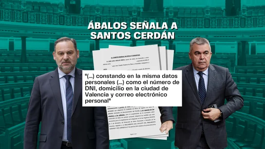 Ábalos señala a Santos Cerdán Ábalos señala a Santos Cerdán