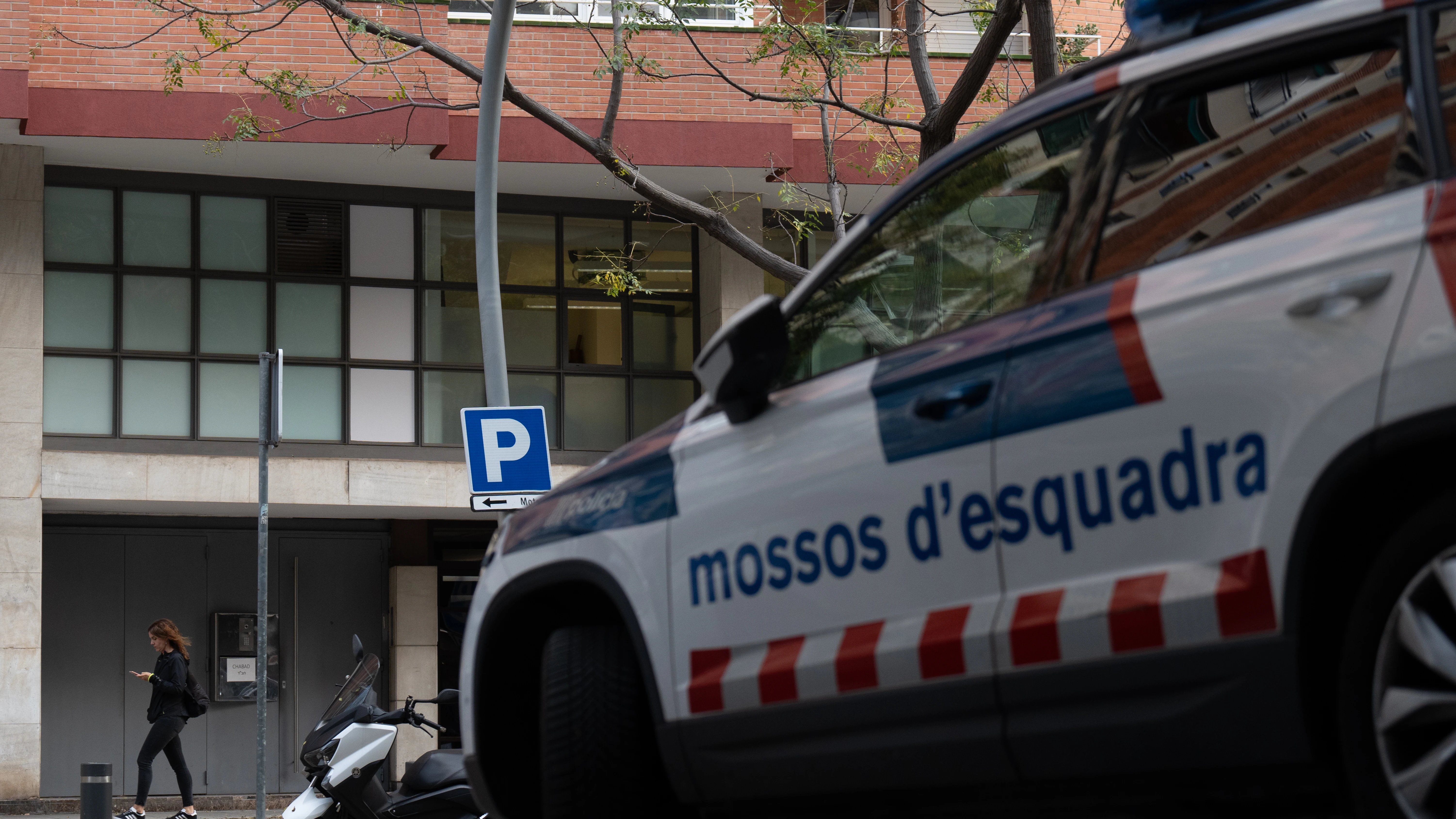 Un coche de los mossos d'esquadra