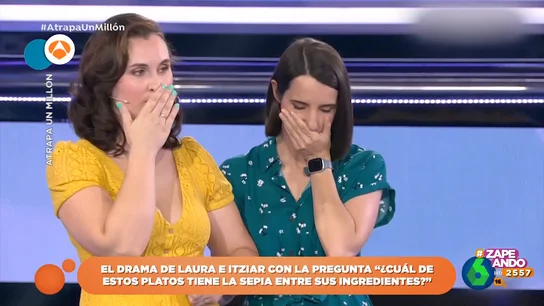 El 'drama' de unas concursantes de Atrapa un millón en la primera pregunta El 'drama' de unas concursantes de Atrapa un millón en la primera pregunta