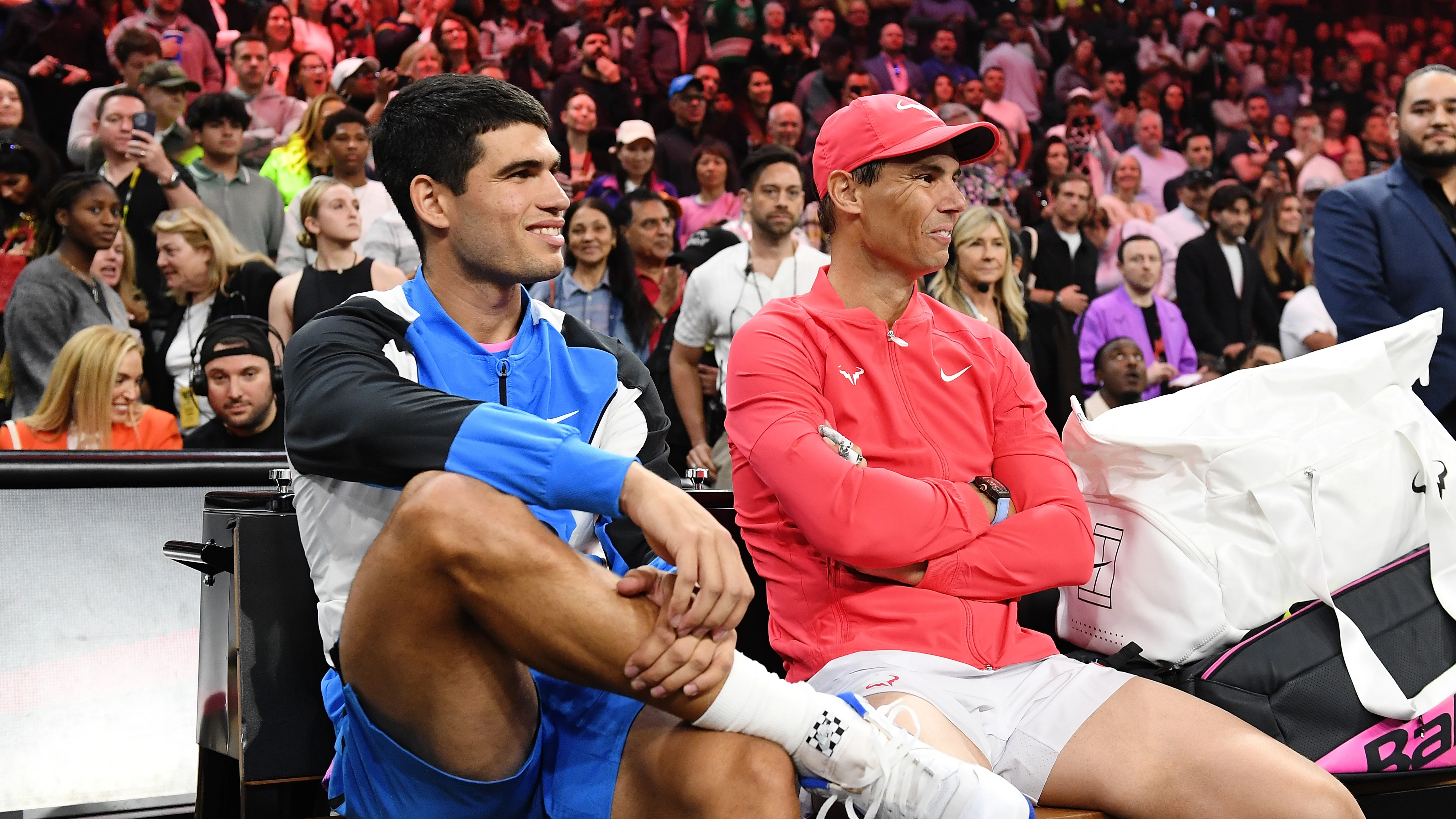 Carlos Alcaraz y Rafa Nadal