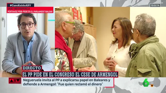 Iago Negueruela (PSIB-PSOE) defiende la gestión de Armengol en Baleares: "Es víctima de un engaño" Iago Negueruela (PSIB-PSOE) defiende la gestión de Armengol en Baleares: "Es víctima de un engaño"