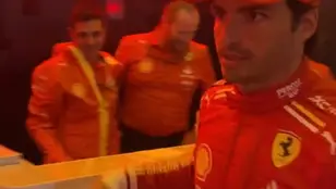 Frialdad entre Carlos Sainz y Ferrari