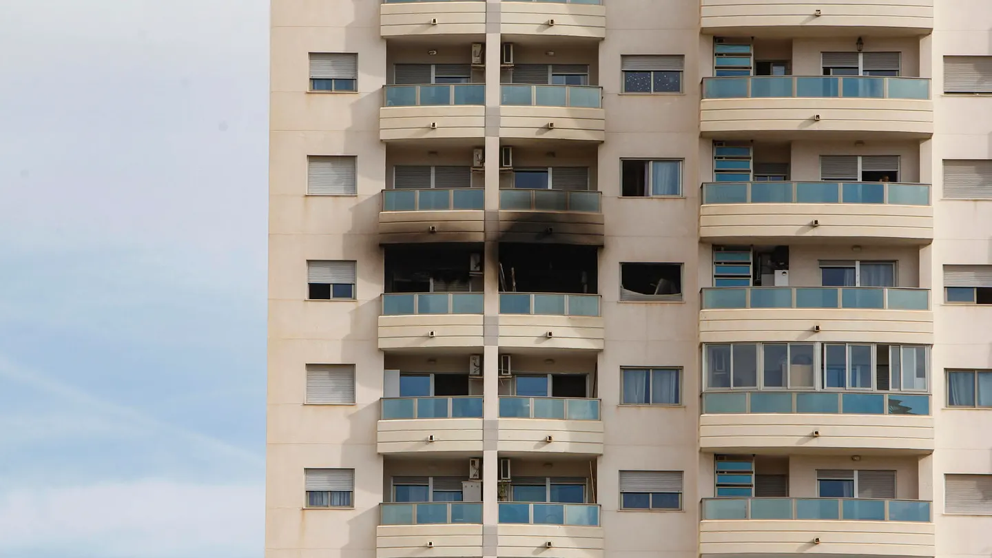 Incendio en una vivienda en Villajoyosa (Alicante) Incendio en una vivienda en Villajoyosa (Alicante)