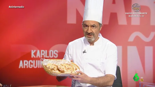 Tortas de 'anistía', el postre de 'Karlos Arguiñano' para endulzar a España ante el "trago amargo" de la amnistía Tortas de 'anistía', el postre de 'Karlos Arguiñano' para endulzar a España ante el "trago amargo" de la amnistía