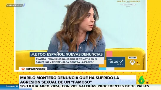 Mariló Montero denuncia una agresión sexual de un famoso en un evento: "Eso lo hace en privado y le dejo sin dientes" Mariló Montero denuncia una agresión sexual de un famoso en un evento: "Eso lo hace en privado y le dejo sin dientes"